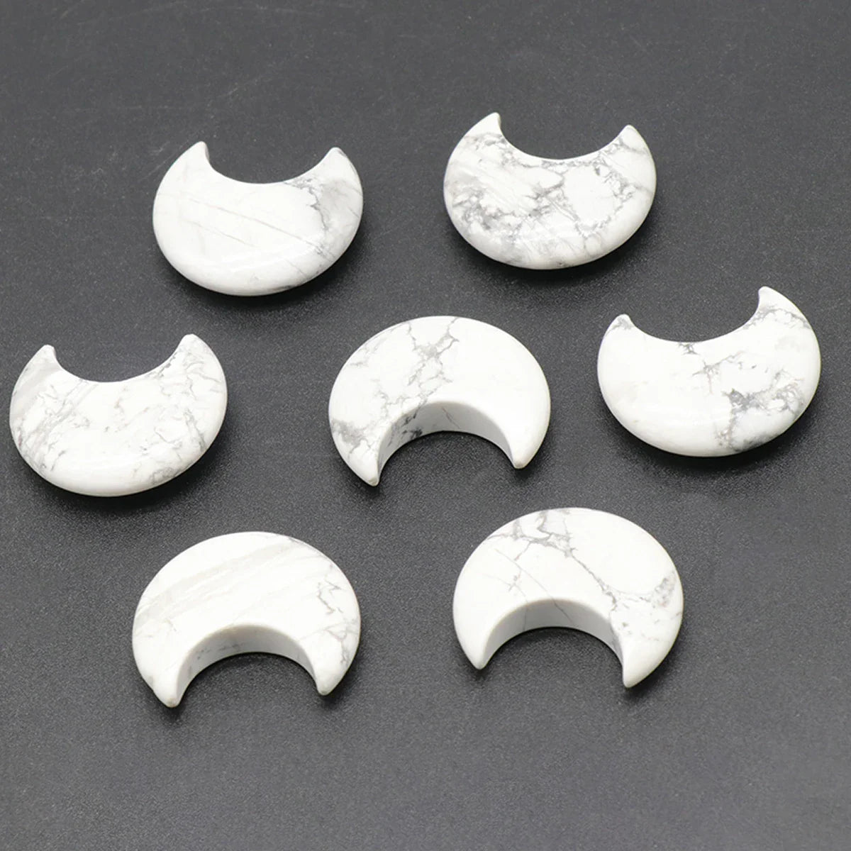 1pc Natural Stone Rose Quartz Amethyst Moon Carving Aura Healing Mineral Gem Home Decoration Ornament Gift