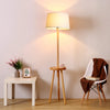 Nordic Vertical Floor Lamps Modern Solid Wood Table Simple Luminaires for Study Room Living Room Bedroom Bedside Standing Lights