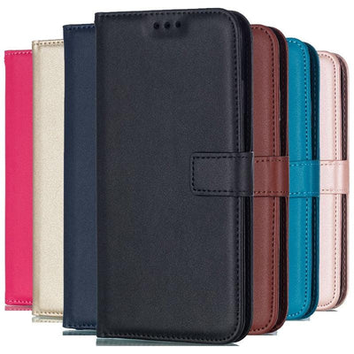 Solid Color Leather Wallet Case For iPhone 14 XS MAX 11 Pro 12 mini 13 Flip Cover Card Slot Mobile Phone Case Wallet Mobile Phone Case Leather Flip Case Wallet Colorful Protective Case