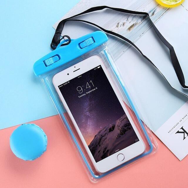 Water Proof Cases For iPhone 12 Cover Pouch Cases For iPhone XS MAX 8 7 6 s Plus Universal Waterproof Case Universal Waterproof Cell Phone Bag/Holder for iPhone Case & Strap