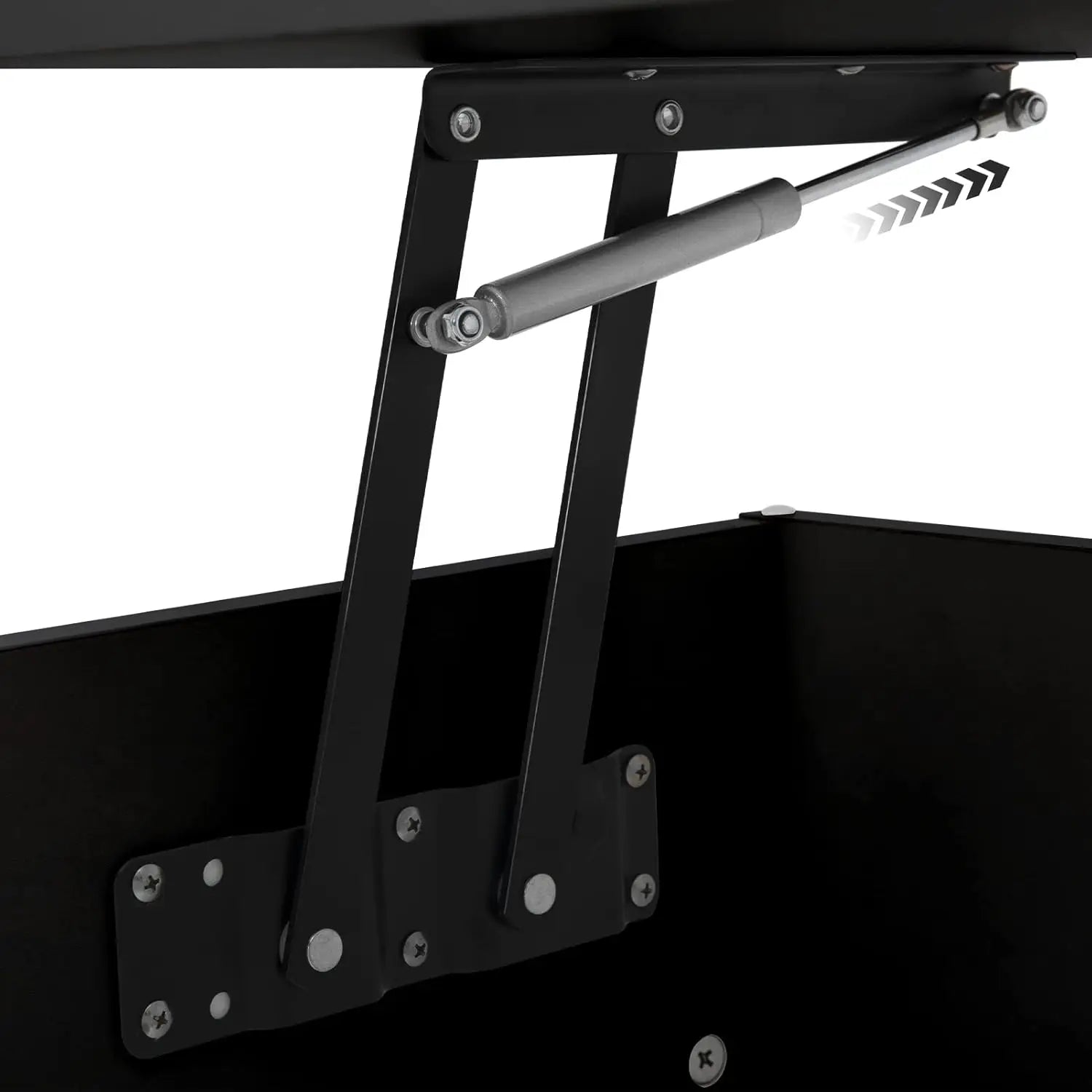 Led Coffee Tables for Living Room - High Gloss Table with Led Lights, 20 Colors Controlled by Remote or App