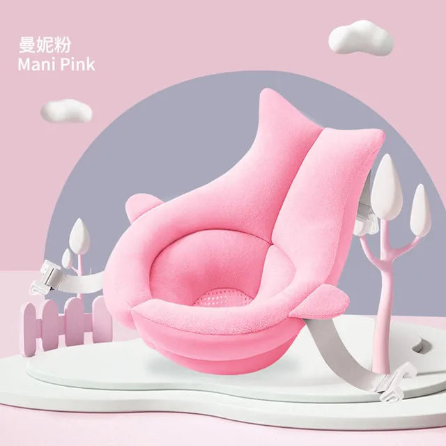 Baby Shower Bath Tub Pad, Non-Slip Newborn Bathtub Cushion Mat