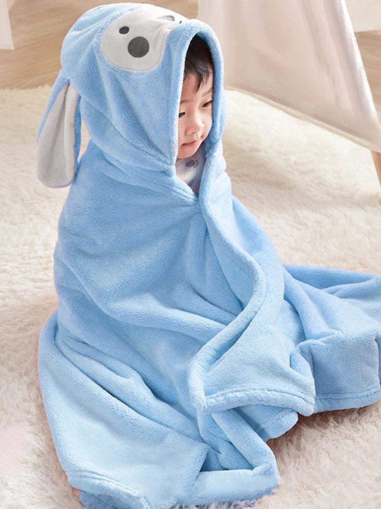 Thickened Bath Towels Pure Cotton Super Absorbent Hooded Cloak Bath Towels