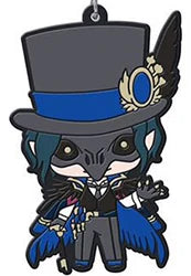Twisted Wonderland Game Rosehearts Azul Floyd Idia Malleus Lilia Rubber Keychain Fans Collection Gift Pendant