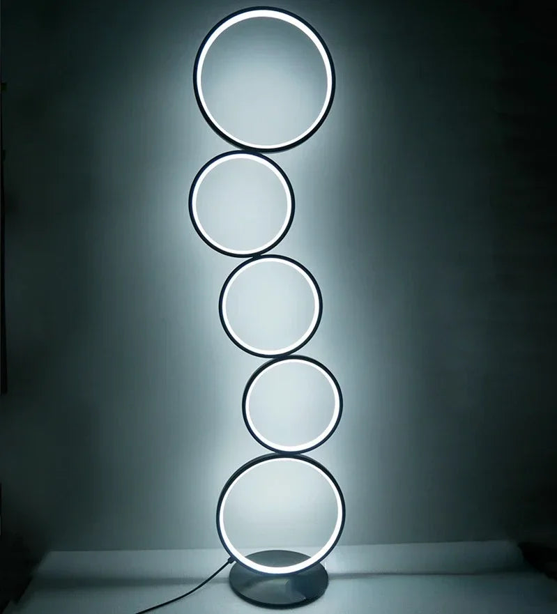 Steadlong Modern LED Ring Touch Switch Floor Lights