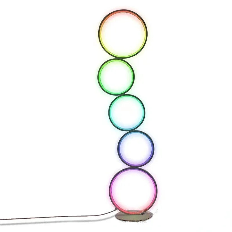 Steadlong Modern LED Ring Touch Switch Floor Lights