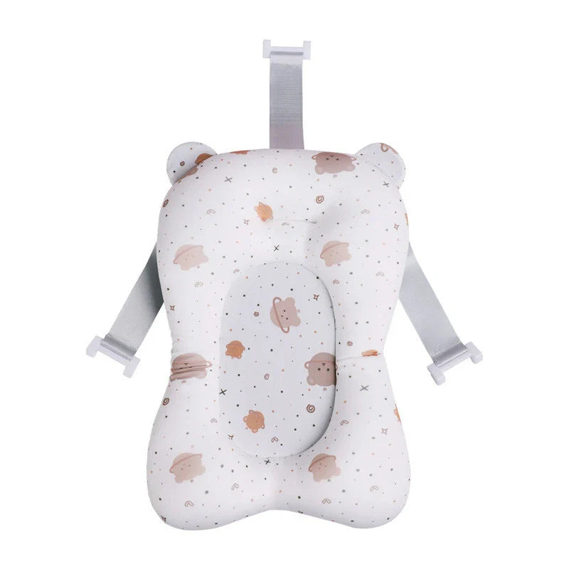 Baby Shower Bath Tub Pad, Non-Slip Newborn Bathtub Cushion Mat