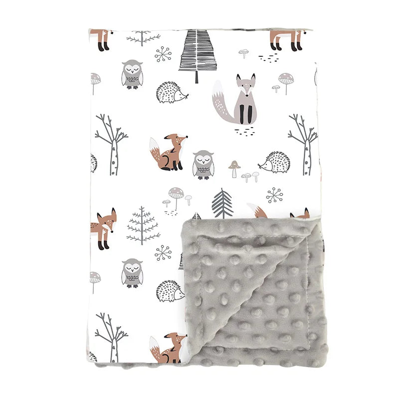 Cotton Baby Swaddle Receiving Blankets - 39.37x29.5inch
