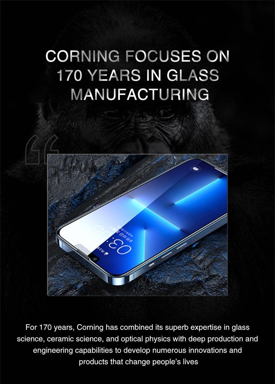 120D New upgrade Tempered Glass For iPhone 14 13 12 7 8 Plus Mini XR X XS Screen Protector For Iphone 14 13 12 11 Pro Max Glass Anti-Scratch HD Tempered Glass Screen Protector