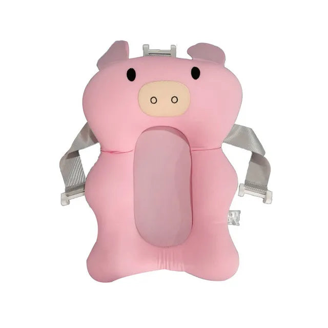 Baby Shower Bath Tub Pad, Non-Slip Newborn Bathtub Cushion Mat