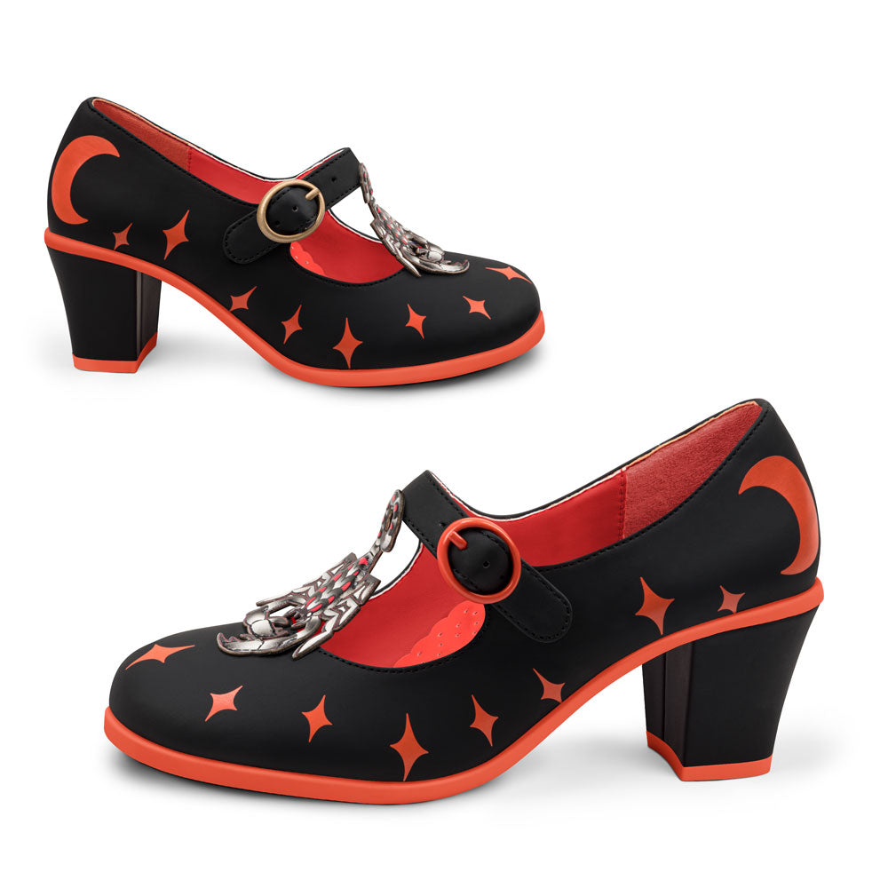 Chocolaticas® Mid Heels Scorpio Women's Mary Jane Pump Shoes