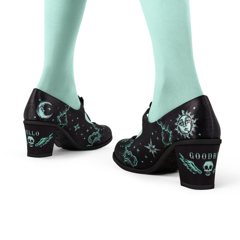 Chocolaticas® Mid Heels Spirit Board Women's Mary Jane Pump Shoes