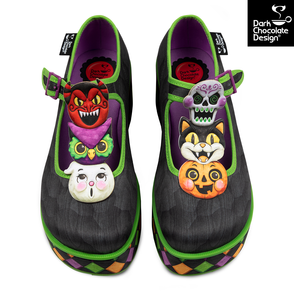 Hot Chocolate Design Spooky Gang Women's Mary Jane Platform