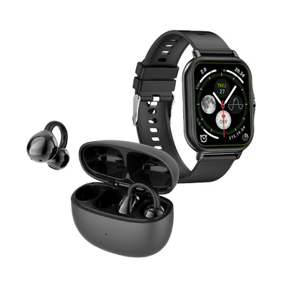Smart Lifestyle Bundle: True Wireless Stereo Earbuds & All-in-One Bluetooth Smart Watch