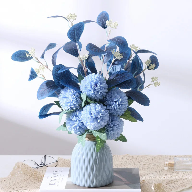 Plastic Flower Vase,Faux Ceramic Vase For Home Decoration Flower Arrangements,Home Decor,Flower Vase,Centerpiece,Table Decor