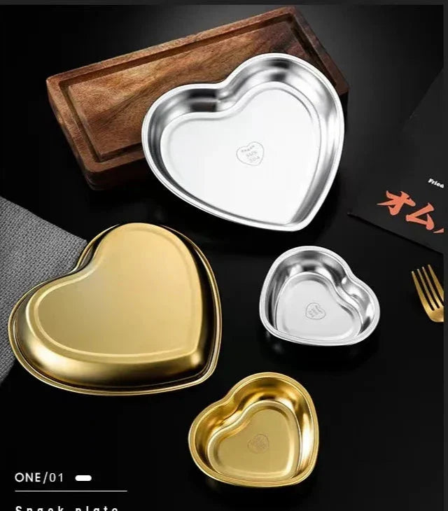 Heart Stainless Steel Bowl