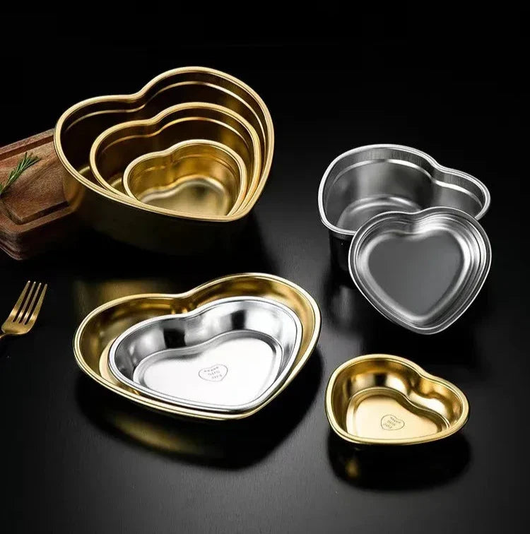 Heart Stainless Steel Bowl