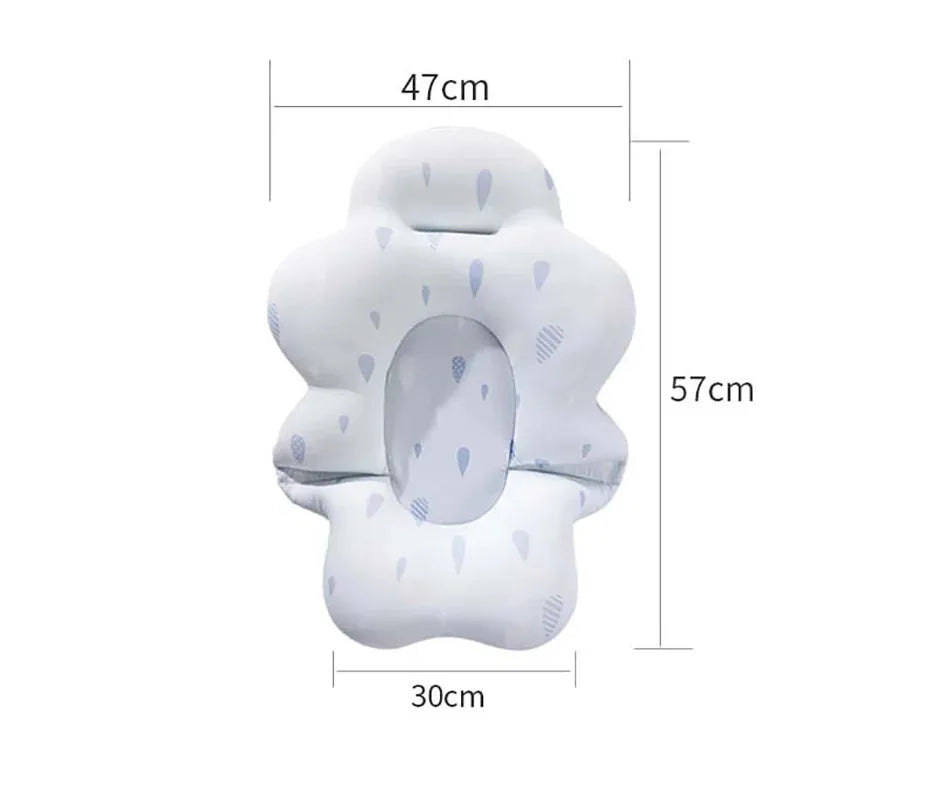 Baby Shower Non-Slip Bath Cushion Mat 21.25x16.14 Inch