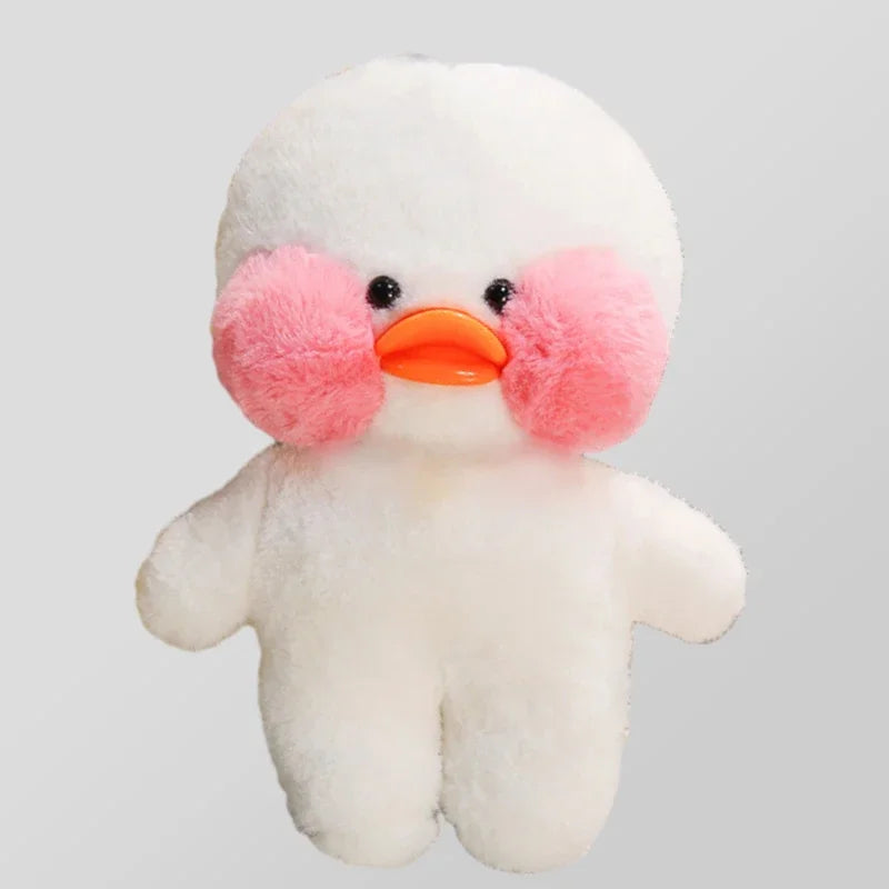 12 Inch Cute Cartoon Lalafanfan Duck Plush Toys Soft Duck Stuffed Dolls Pillow Decor Christmas Birthday Gifts for Girl Friends