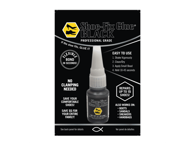 Shoe-Fix Glue BLACK: Professional Grade Shoe Repair Glue For Shoes, Sandals and more