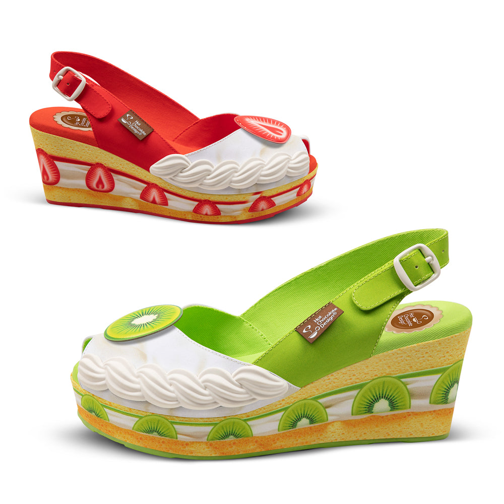Chocolaticas® Short Cake Women's Wedge Sandal