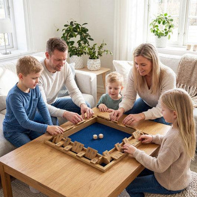 24 Inch Extra-Large Shut The Box Game for 2-4 Players
