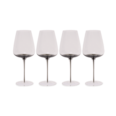Smoke Stem White Wine Glasses