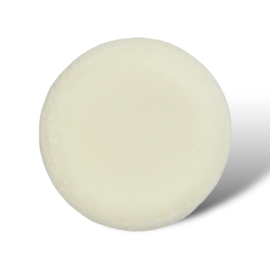 Round white object on a white background