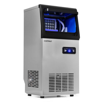 Stainless Steel Commercial Ice Maker 110 lbs/24H