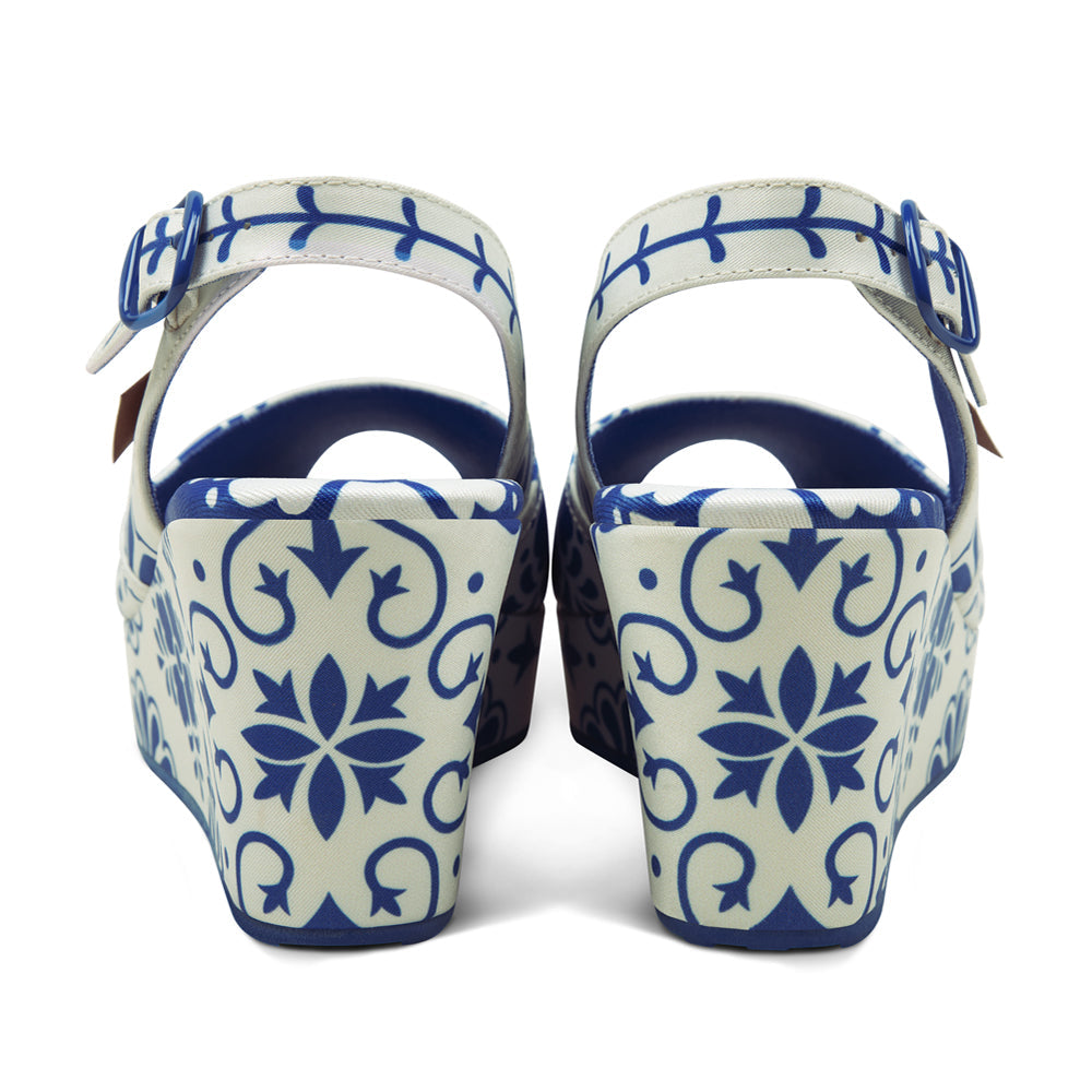 Chocolaticas® Talavera Women's Wedge Sandal