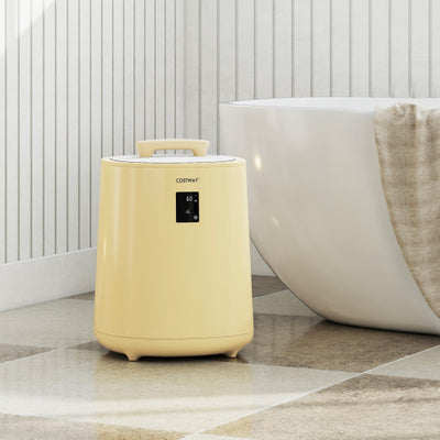 18L Large Towel Warmer with LED Display and Auto Shut off-Yellow