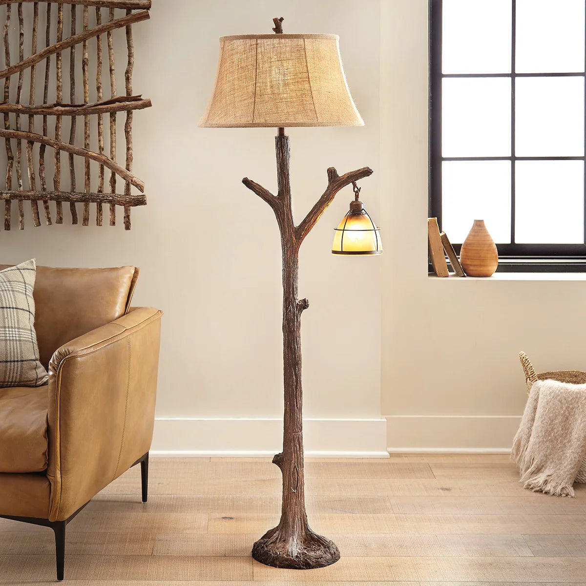 Tree Floor Lamp with Nightlight
