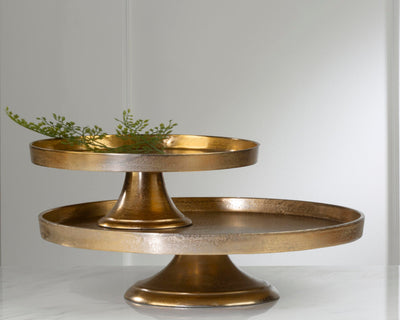 Round Pedestal Stand Trays