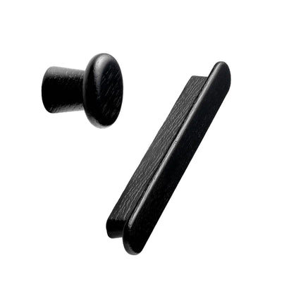 Stained Black Wood