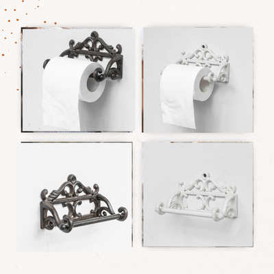 Cast Iron Toilet Paper Holder