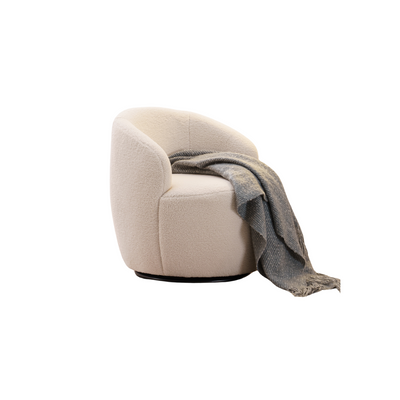 Fabric Swivel Armchair