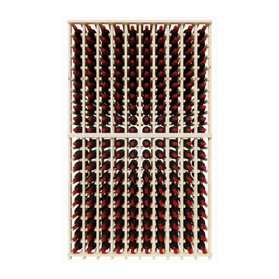 Wine Racking 10 Column Display Customizable Standard Bottle Storage