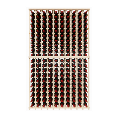 Wine Racking 10 Column Display Customizable Standard Bottle Storage