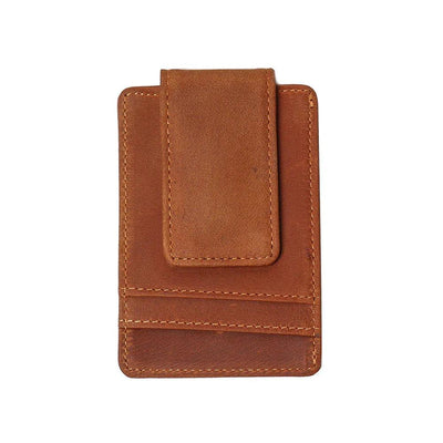 The Walden | Handmade Leather Front Pocket Wallet with Money Clip -