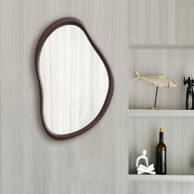 Wall Mirror - Decorative Wooden 39x25cm
