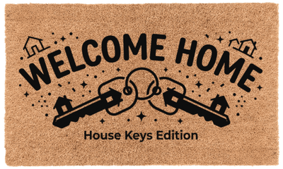 Welcome Home: House Keys Edition Coir Mat