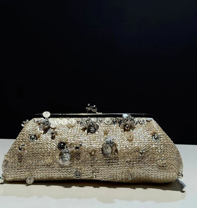 The Aurora Kiss-Clip Evening Clutch