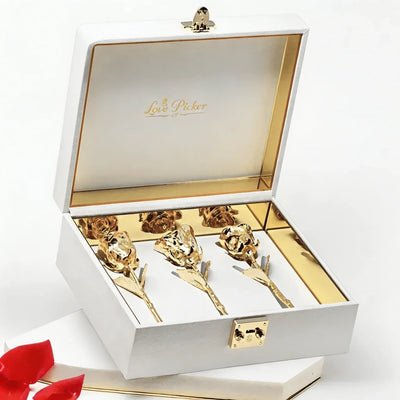 Customizable Trio of Gold, Silver or Platinum 7