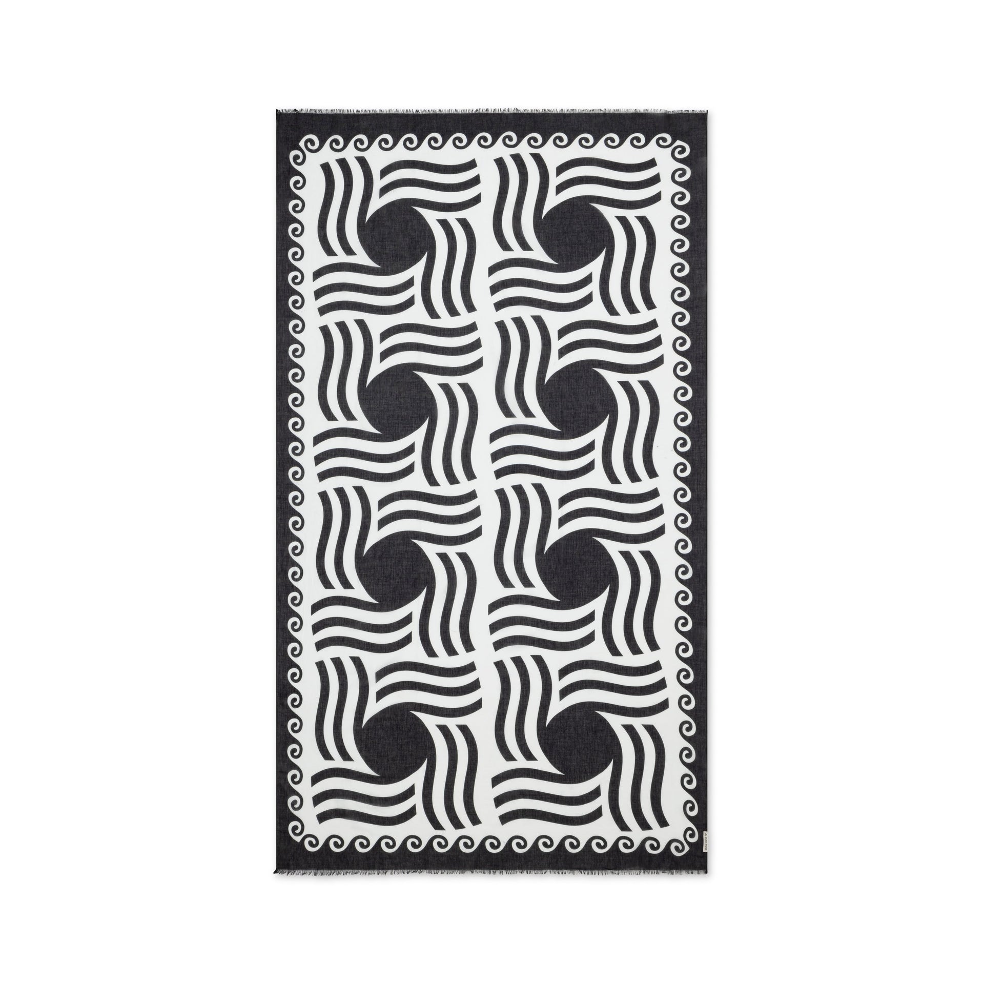 Mykonos Pareo - Midnight Swim Sun Pattern