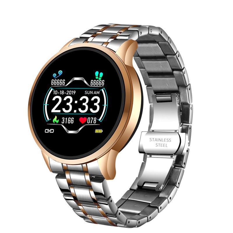 New Smart Watch For Men With IP67 Waterproof Protecion and Heart Rate Fitness Tracker Pedometer For Android and IOS sistems Steel Band Sports Men Smart Watch