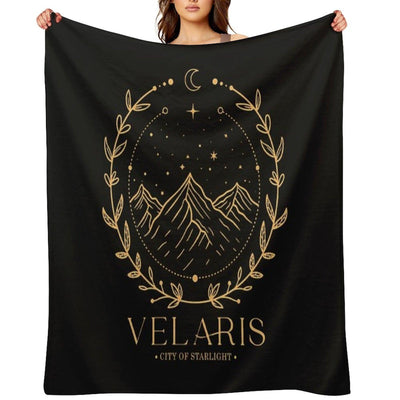 Acotar Velaris City Of Starlight The Night Court Throw Blanket