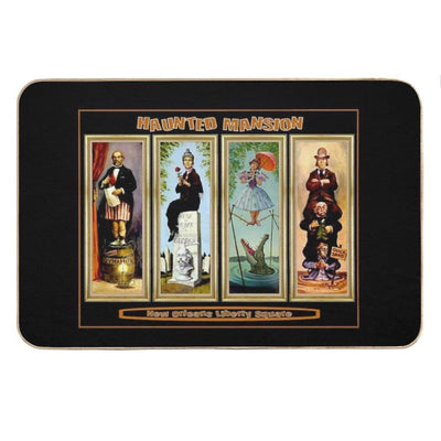 HAUNTED MANSION Vintage New Orleans Liberty Square Prints. Bath Mat
