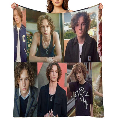 Mason Thames Collage Throw Blanket