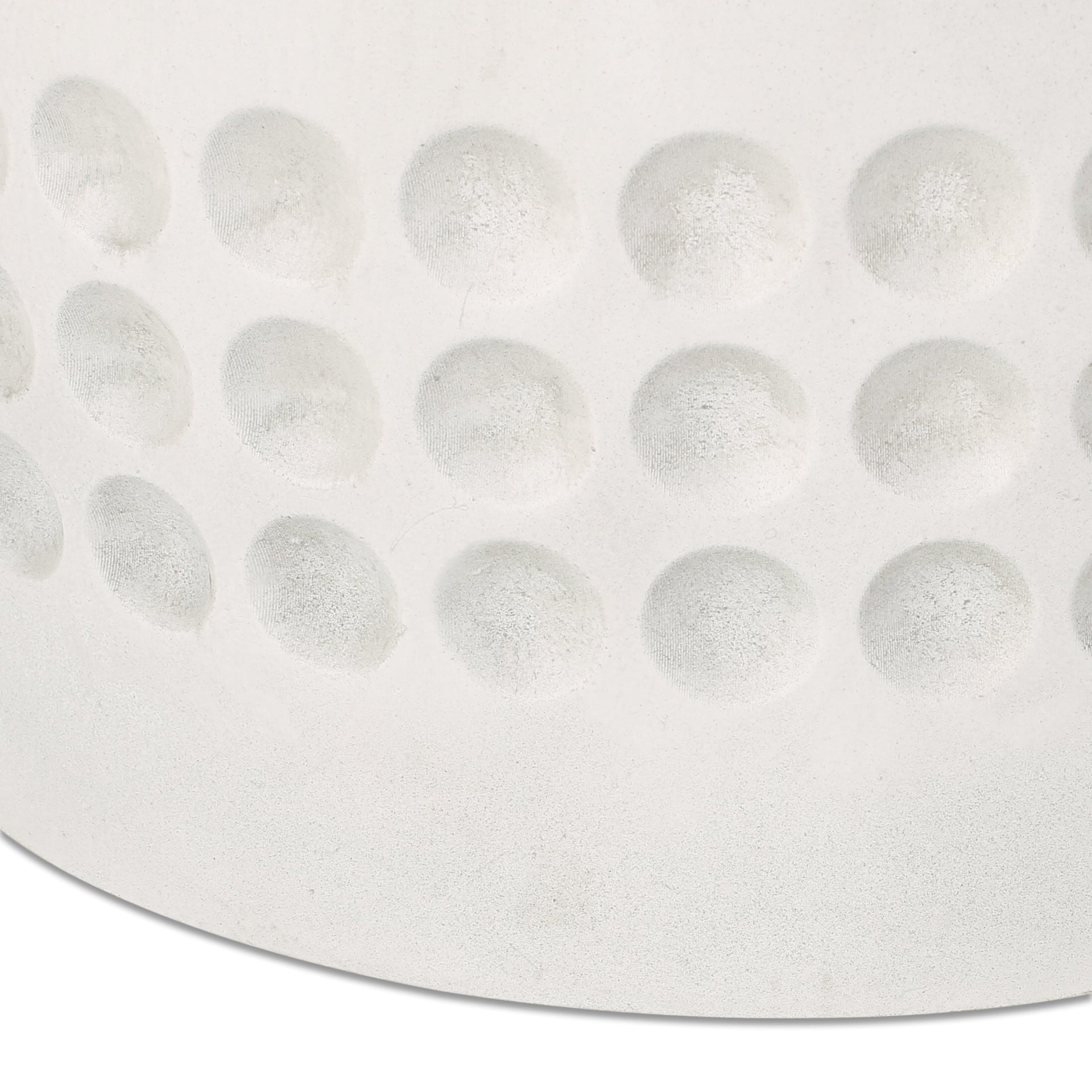 14.75-inch Cube Antique White MGO Planter