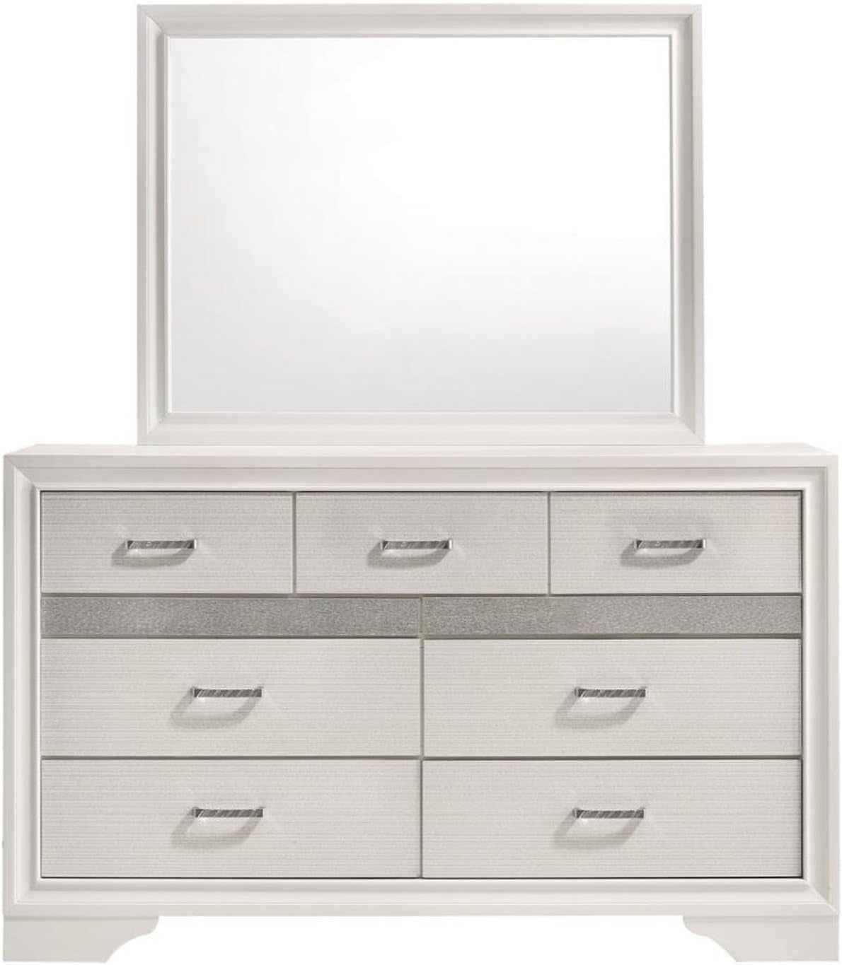 Coaster Furniture Dresser Mirror White 205114